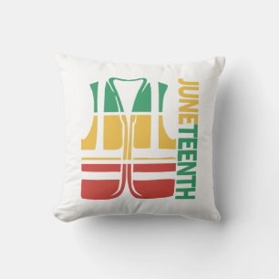 Coussin Veste de la Journée de la liberté Collègue Swagazo