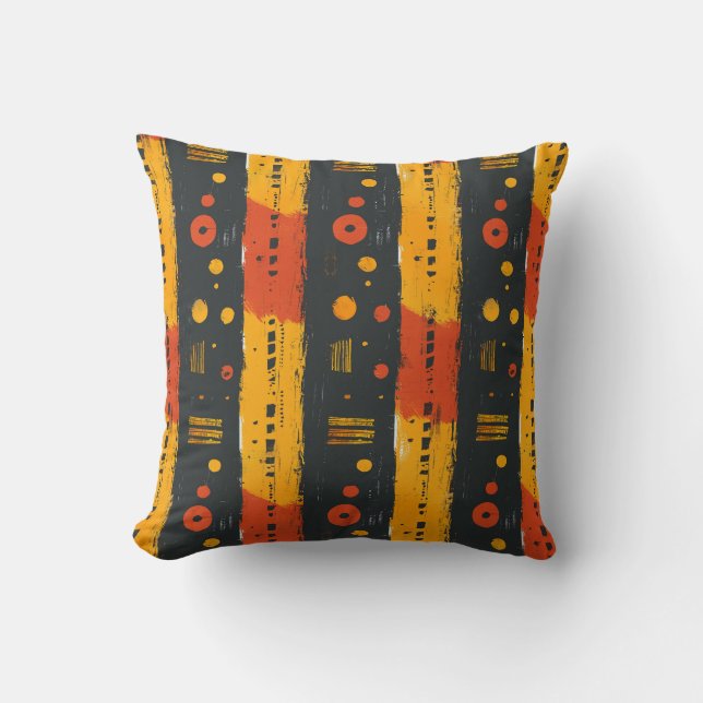 Coussin Vêtements de boue africaine (Recto)