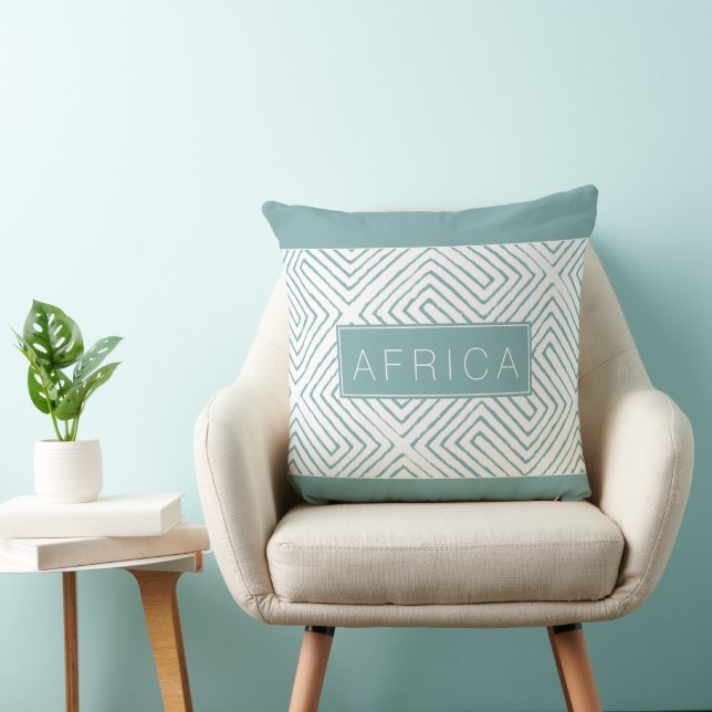 Coussin Vêtements de boue en Afrique (Chaise)