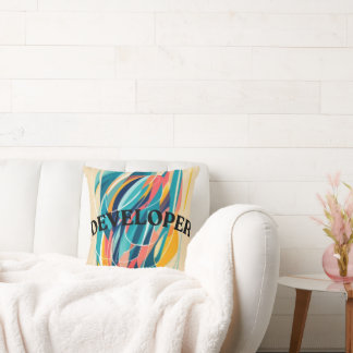 Coussin Vibe Abstraite du développeur