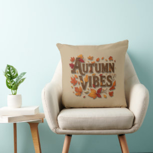 Coussin Vibes d'automne Lancer l'oreiller