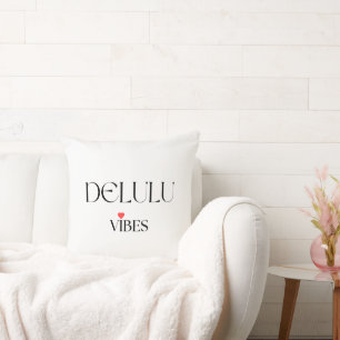 Coussin Vibes Délirantes, Cadeau de Citation Drôle d'Esthé