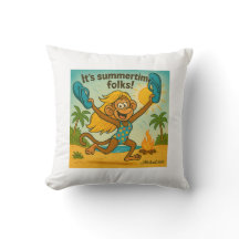 Vibes d'été : Singe avec Flipflops