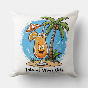 Coussin Vibes d'Île Uniquement - Coucher de Soleil Tropica