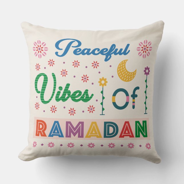 Coussin Vibes Pacifiques Du Ramadan (Recto)