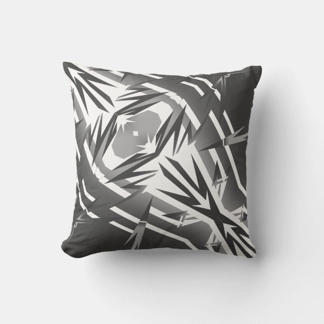 Coussin Vibes positives Art Abstrait Thunder Cushion Couss (Recto)