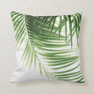 Coussin Vibes vertes de palmiers Feuilles #9