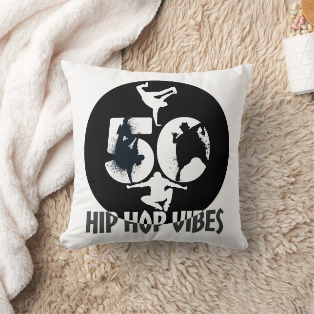 Coussin Vibes.w Hip hop (Couverture)