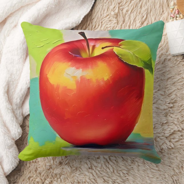 Coussin Vibrant Apple Still Life (Couverture)