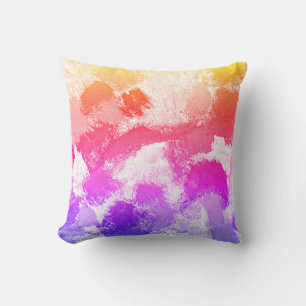 Coussin Vibrant coloré Cravates multicolores