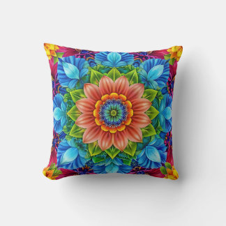 Coussin Vibrant Floral Medley