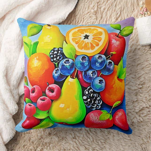 Coussin Vibrant Fruit Still Life (Couverture)