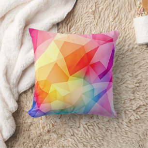 Coussin Vibrant Geometric Abstract