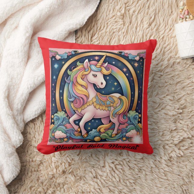 Coussin "Vibrant Luxe Whimsy" (Couverture)