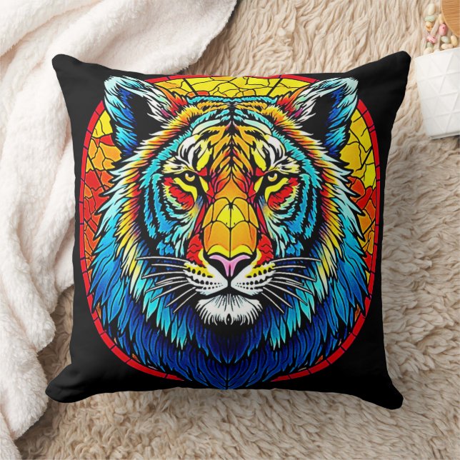 Coussin Vibrant Tiger Tiger Tiger (Couverture)