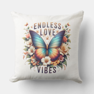 Coussin Vibrations d'amour éternel Papillon Art-96281