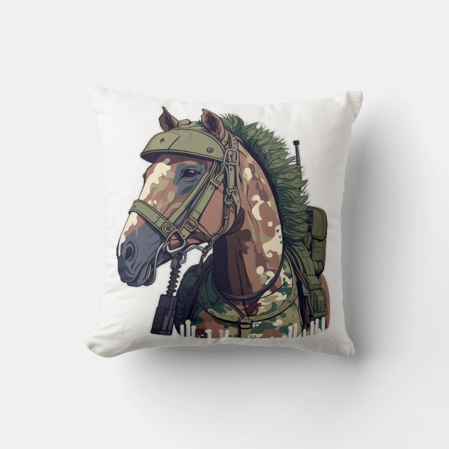 Coussin Victoire de la vaillance du soldat Survivant Cance (Recto)