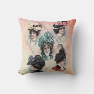 Coussin Victorian Ladies Casquette Fashion Show