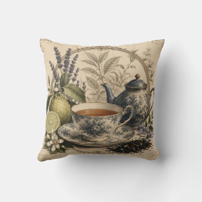 coussin victorien Earl Grey (Verso)