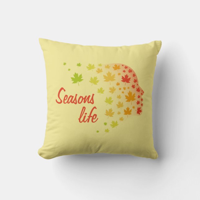 Coussin Vida de las estaciones (Recto)