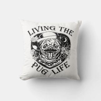 Coussin Vie amusante La vie de Carlin Vintage