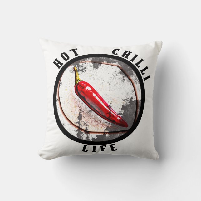 Coussin Vie chili chaude (Recto)