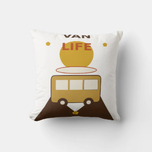 Coussin Vie dans un Van Rétro Fourgon Aménagé, Aventure Su