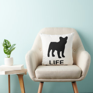 Coussin vie de bouledogue français