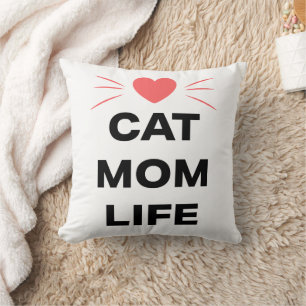 Coussin Vie de Maman de Chat