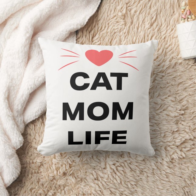 Coussin Vie de Maman de Chat (Couverture)