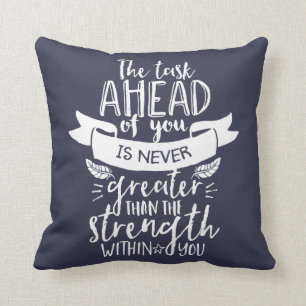 Coussin Vie Inspirationnelle Citer La Force En Vous