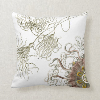 Coussin Vie marine de cru de Haeckel
