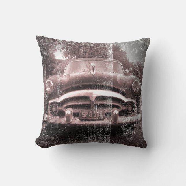 Coussin Vieille voiture vintage (Recto)