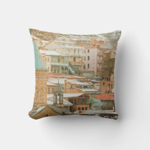 Coussin Vieilles bâtisses historiques de Tbilissi. Caucase