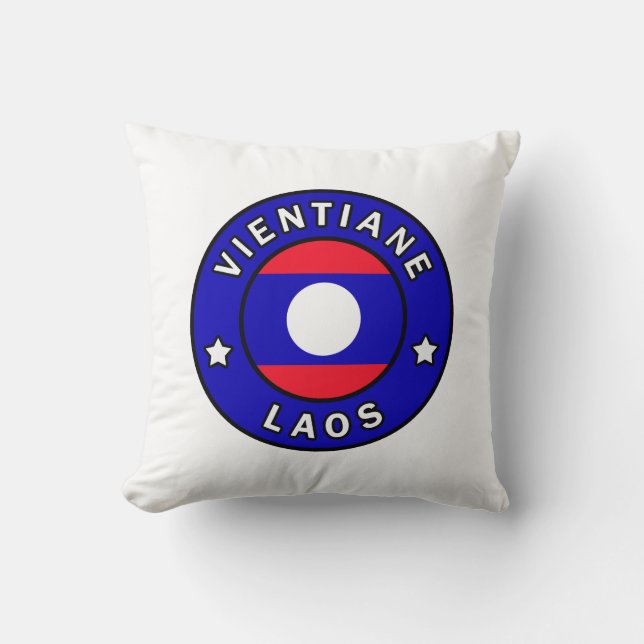 Coussin Vientiane Laos (Recto)