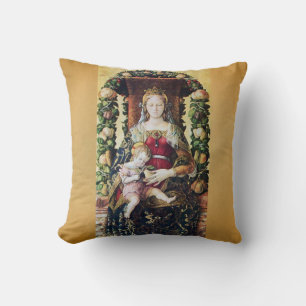Coussin VIERGE AVEC ENFANT par Carlo Crivelli Parchment