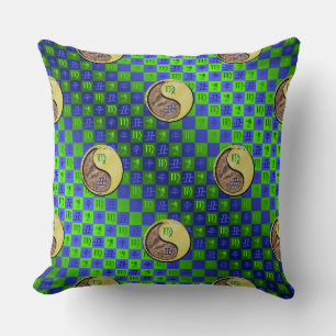 Coussin Vierge & Bœuf de Métal