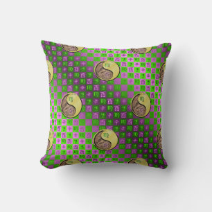 Coussin Vierge & Coq de Métal