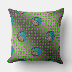 Coussin Vierge & Coq d'eau