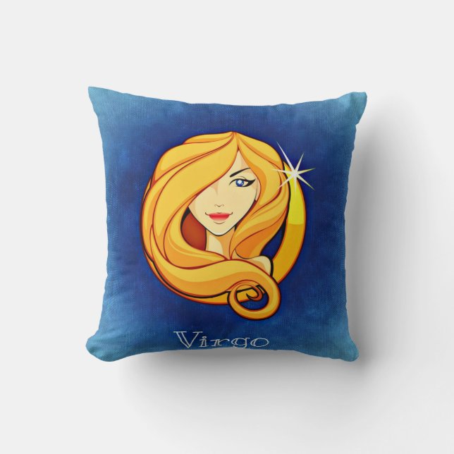 Coussin Vierge de signe de zodiaque (Recto)