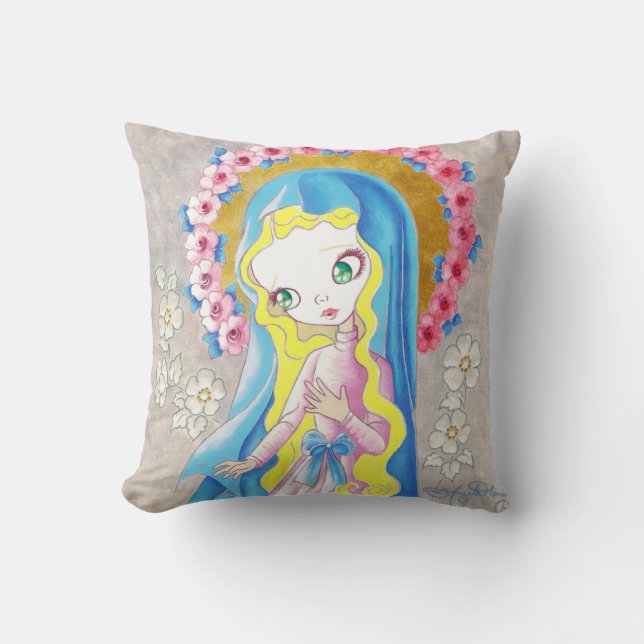 Coussin Vierge Marie Notre Dame (Recto)