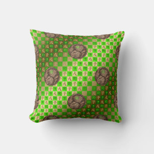 Coussin Vierge & Rat de Terre