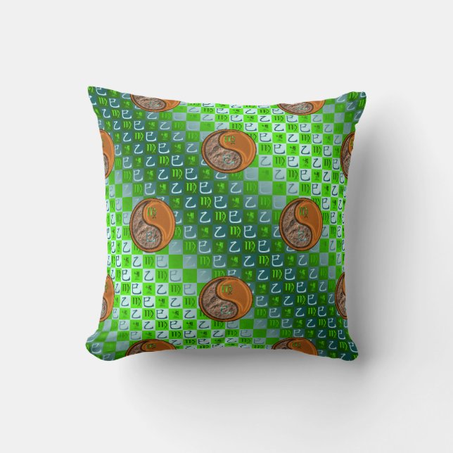 Coussin Vierge & Serpent de Bois (Recto)