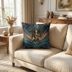 Coussin Vierge Zodiaque Céleste