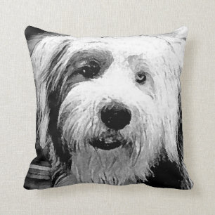 Coussin Vieux chien de berger anglais
