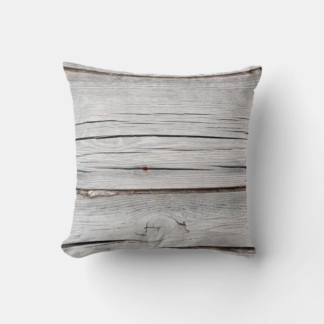 Coussin Vieux mur en planque gris texturéabstrait, backgro (Recto)