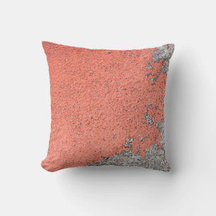 Coussin Vieux mur texturéabstrait, vieilli, vieillissant, 