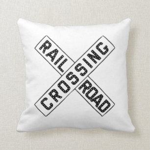 Coussin Vieux signe de Crossbuck