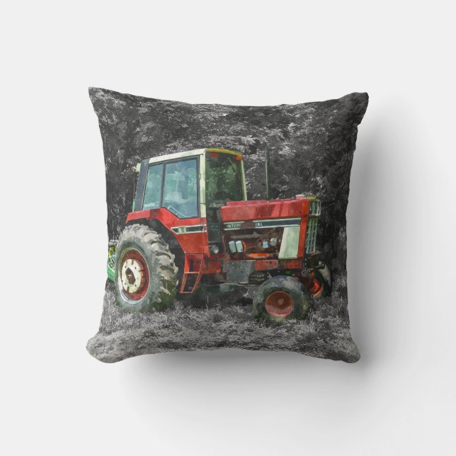 Coussin Vieux tracteur international Painterly (Recto)
