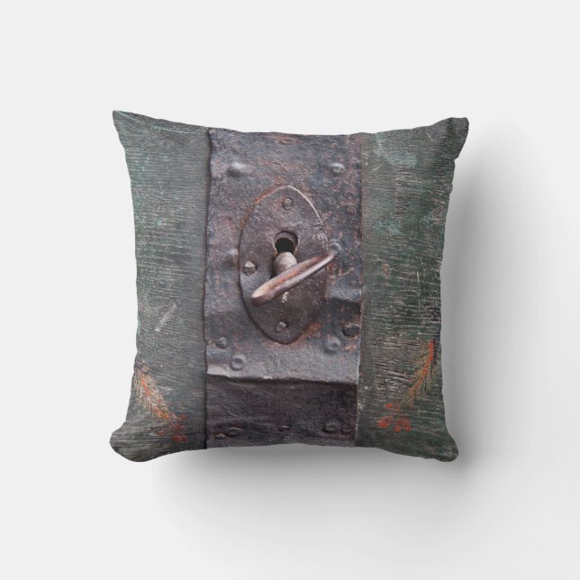 Coussin Vieux verrou avec clé (Recto)